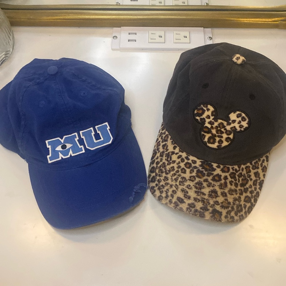Two Disney Baseball Hats 🤎💛💙🩵